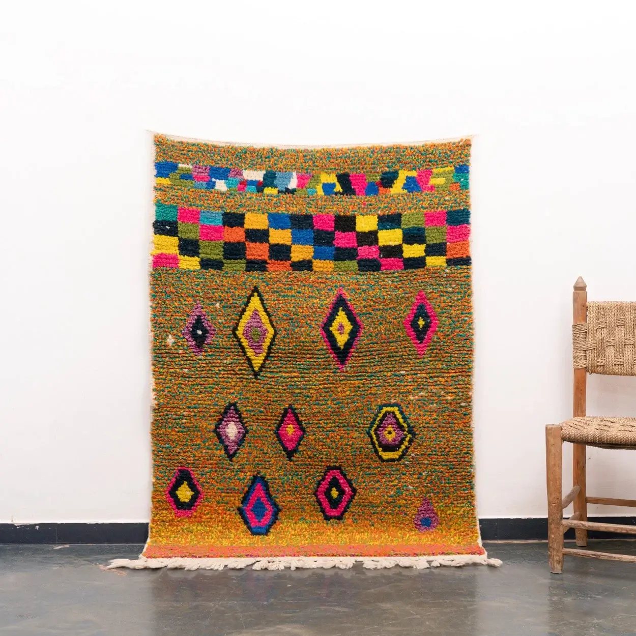 Colourful Azilal Berber Rug