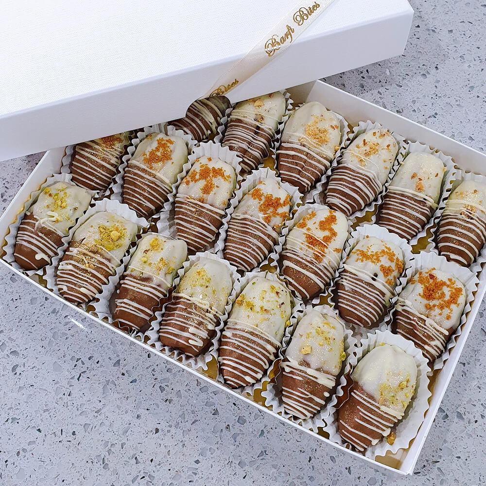 Chocolate Dipped Filled Dates