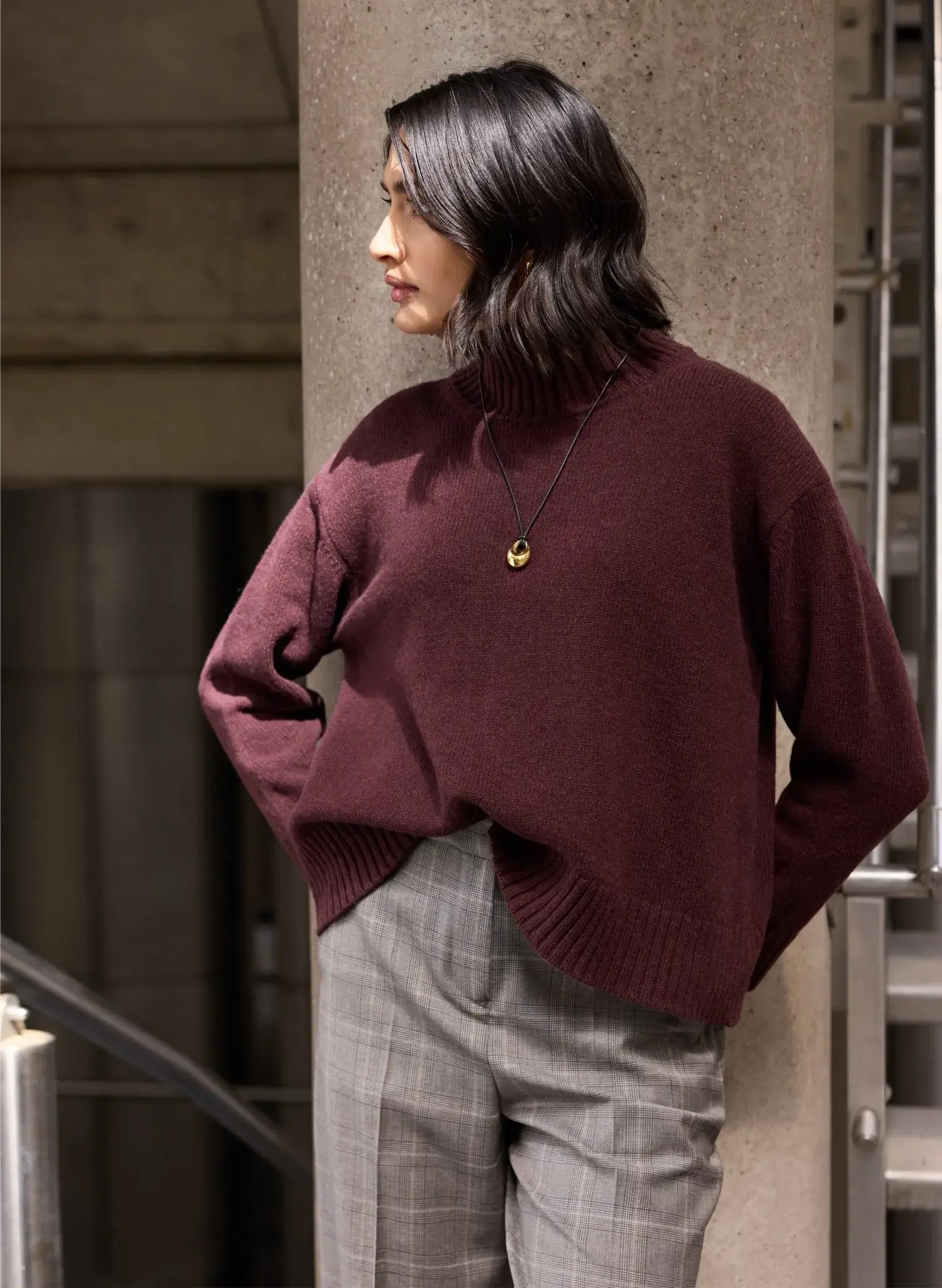Bella Cashmere Turtleneck Jumper