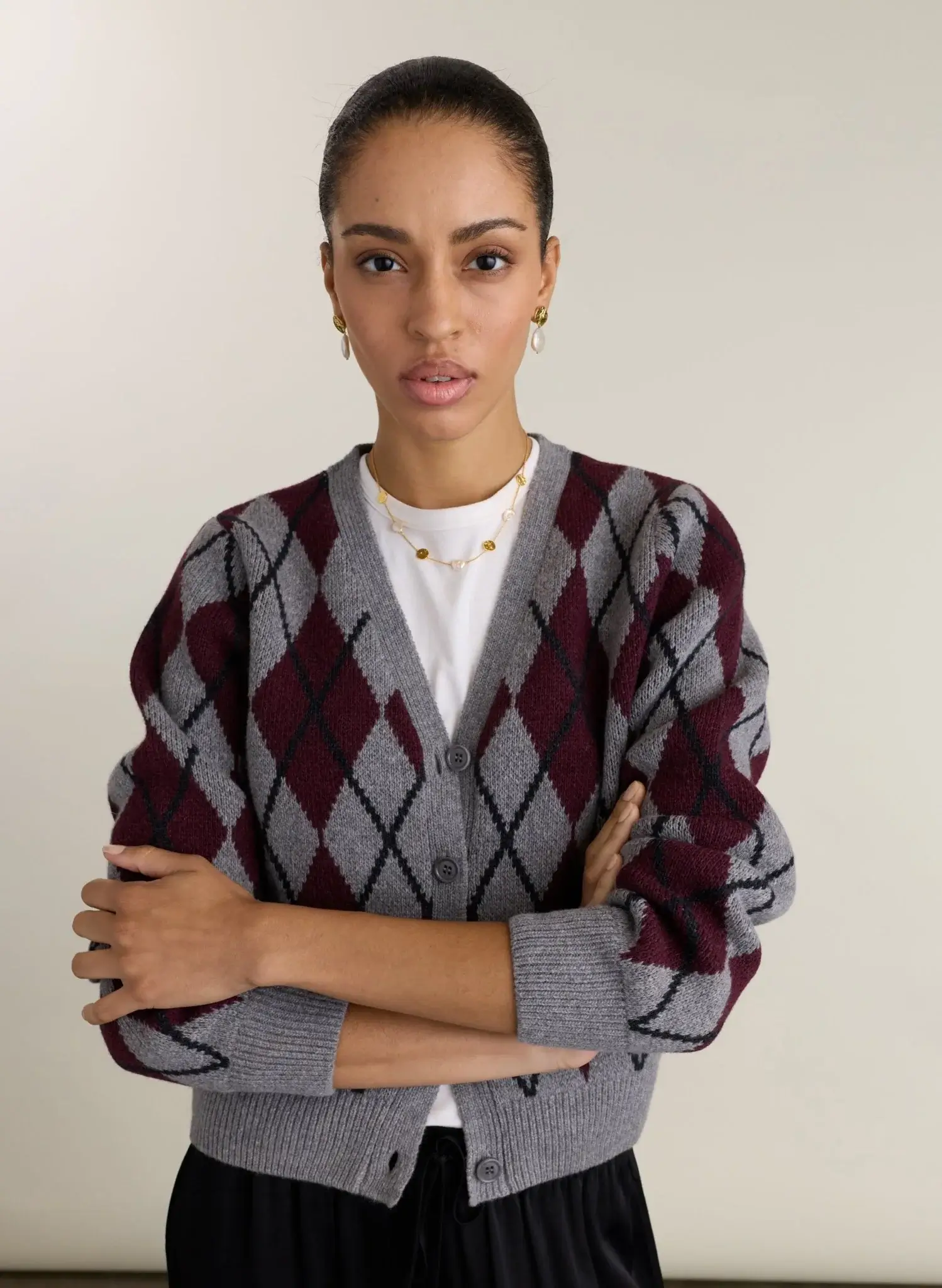 Clemence Wool Blend Cardigan