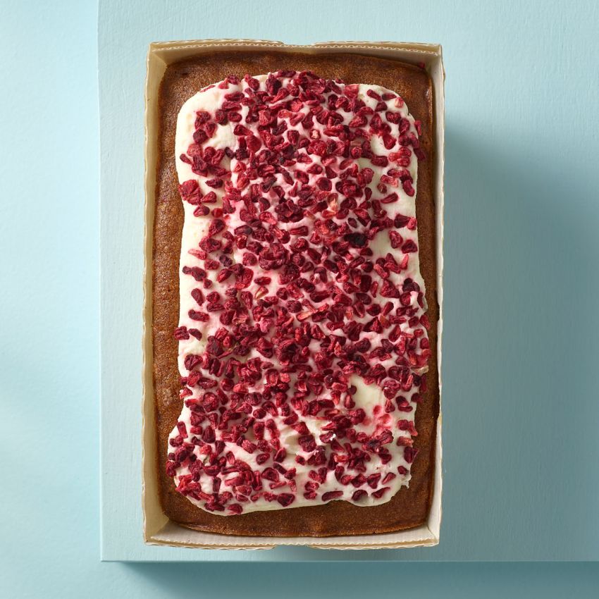 Raspberry & Vanilla Loaf Cake