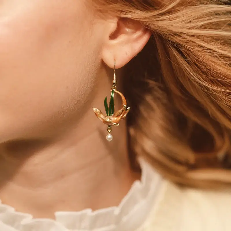 Otter Drop Earrings