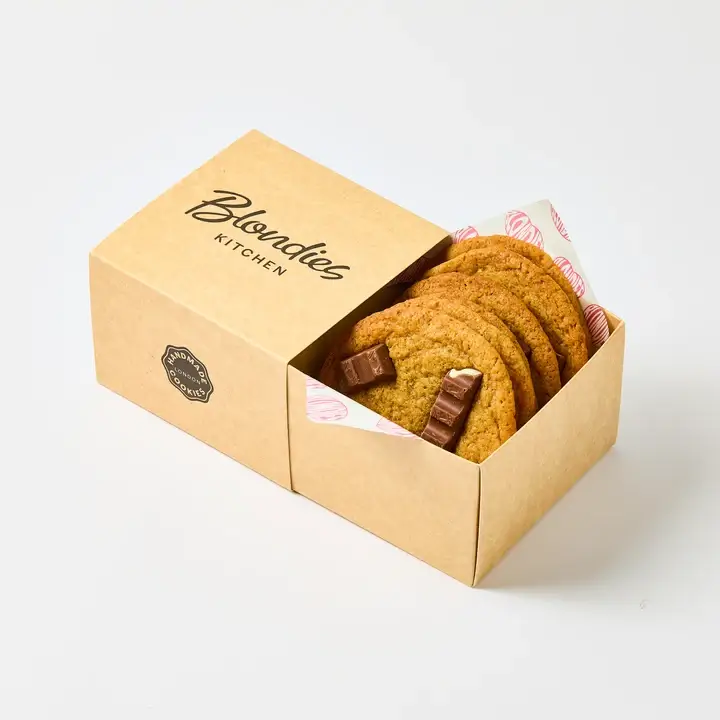 Vanilla & Kinder Bar Cookies