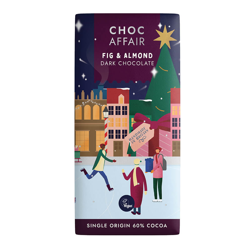 Fig & Almond Dark Chocolate Bar