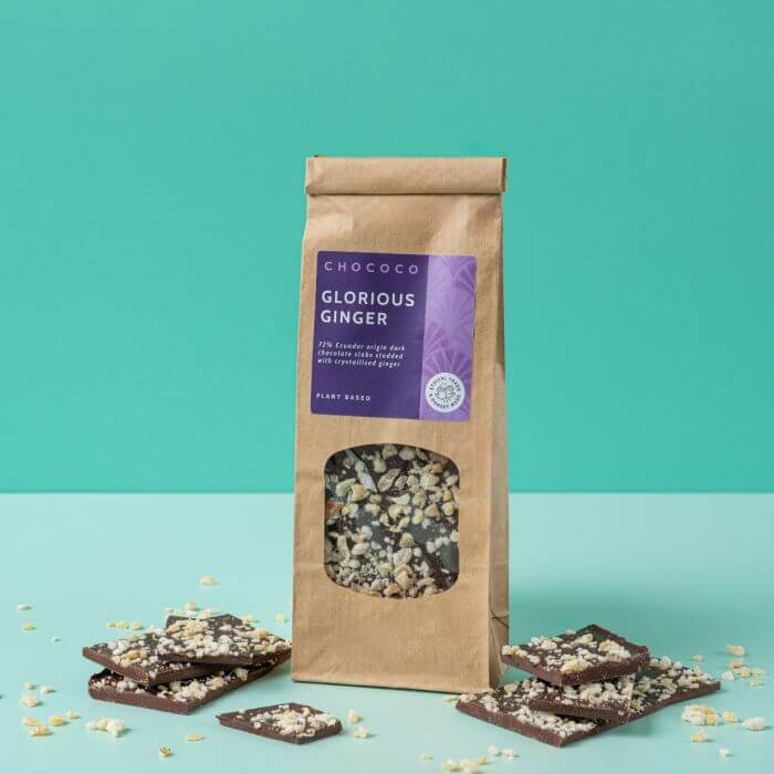 Dark Chocolate Glorious Ginger Slabs