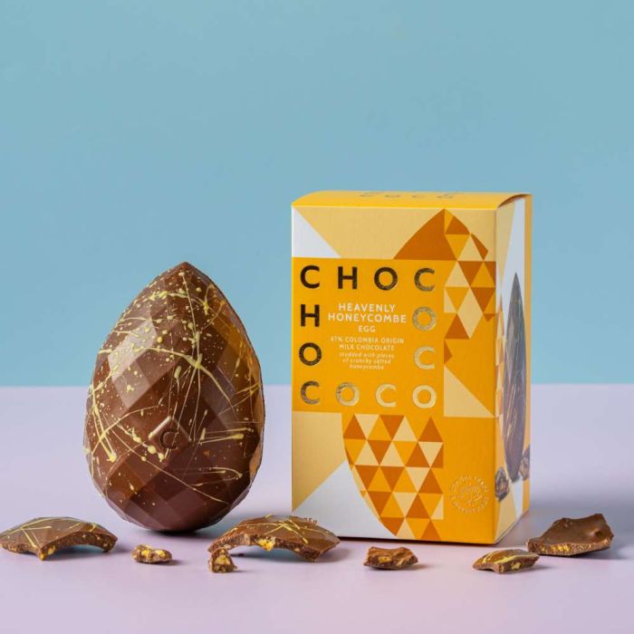 Milk Honeycomb Chocolate Egg