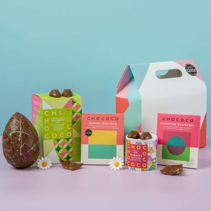 Pistachio & Raspberry Milk Chocolate Gift Bag