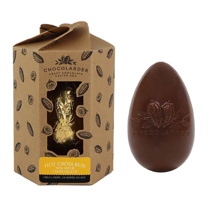 Hot Cross Bun Milk Chocolate Egg