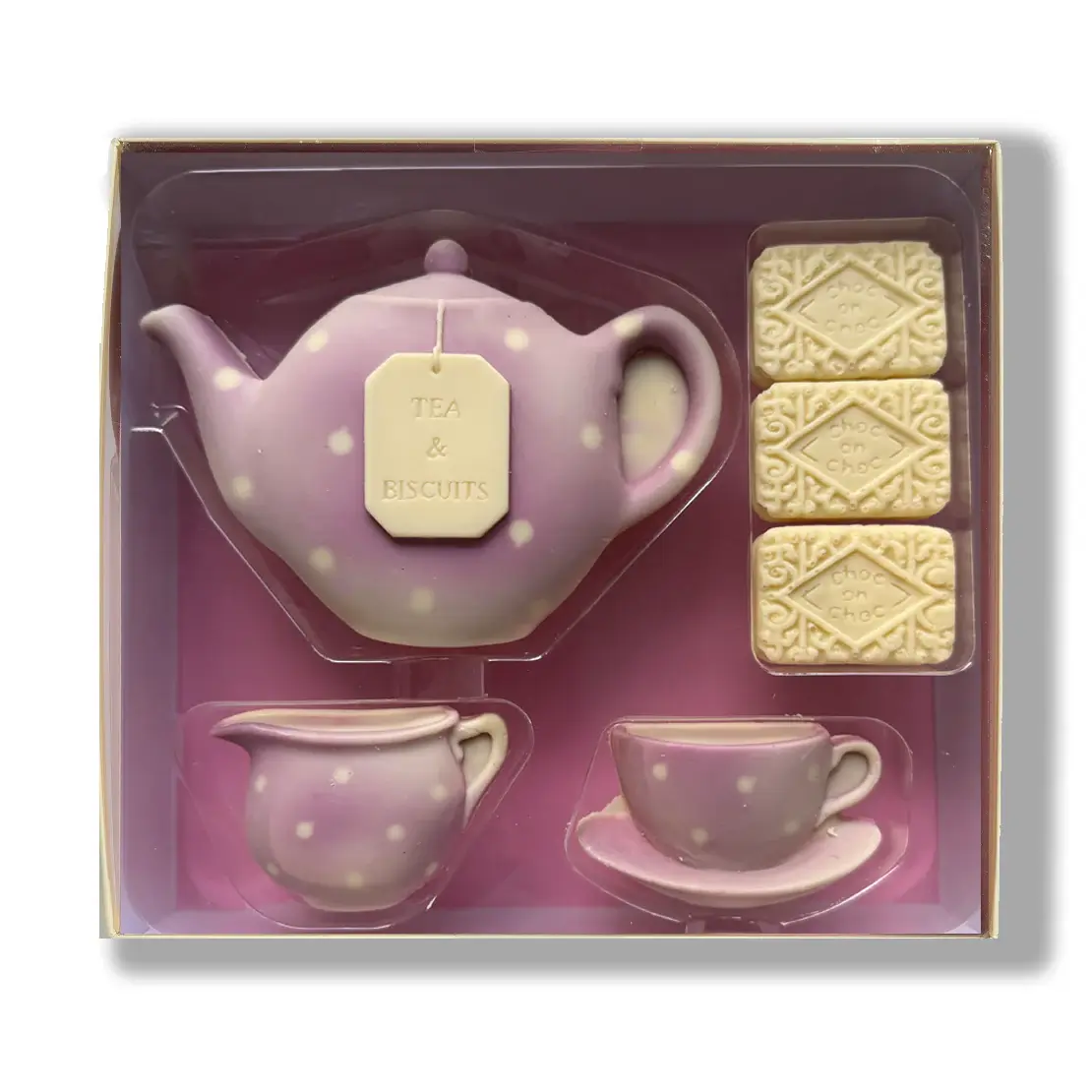 Chocolate Teapot & Biscuits