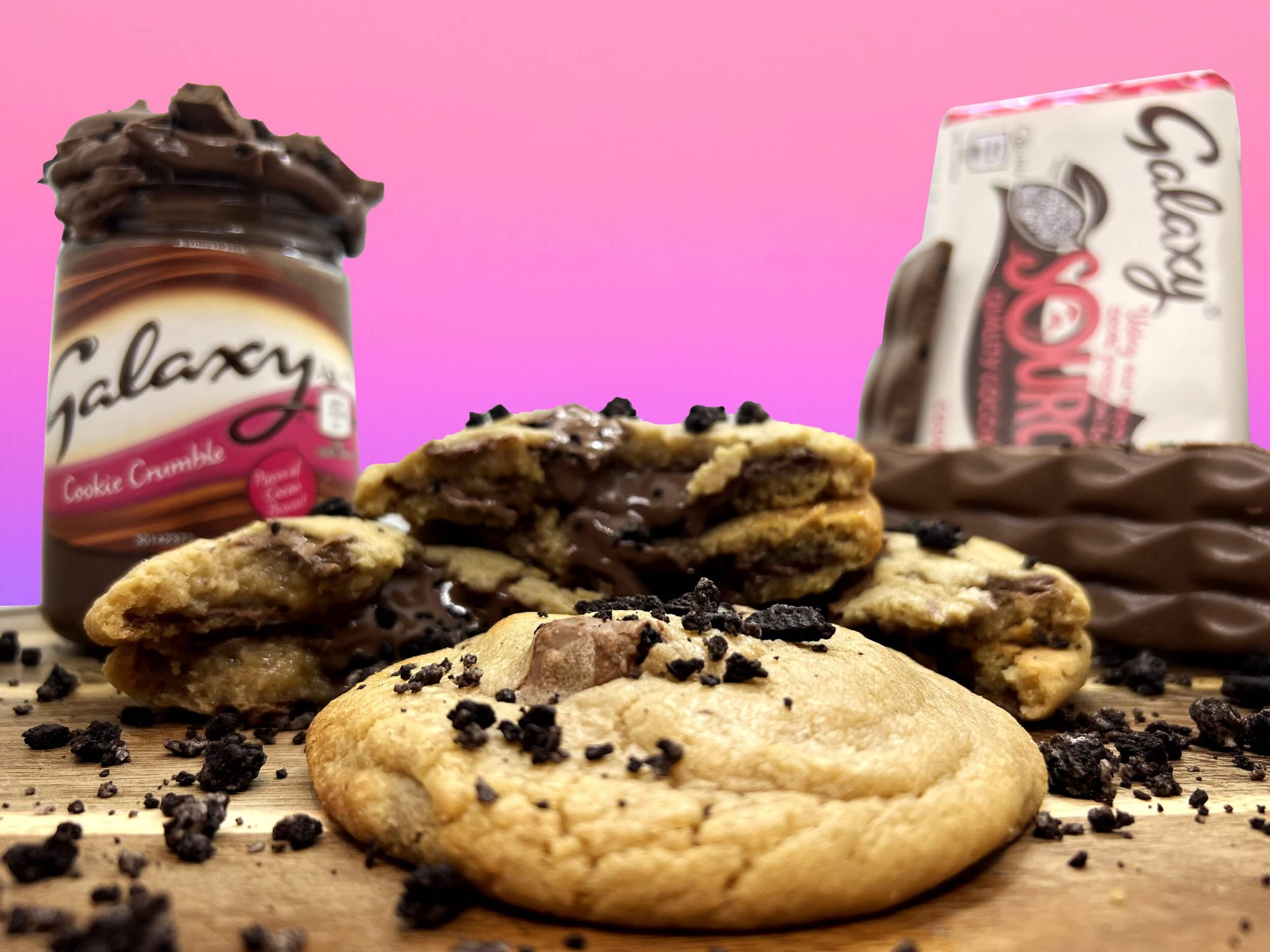 Galaxy cookie crumble