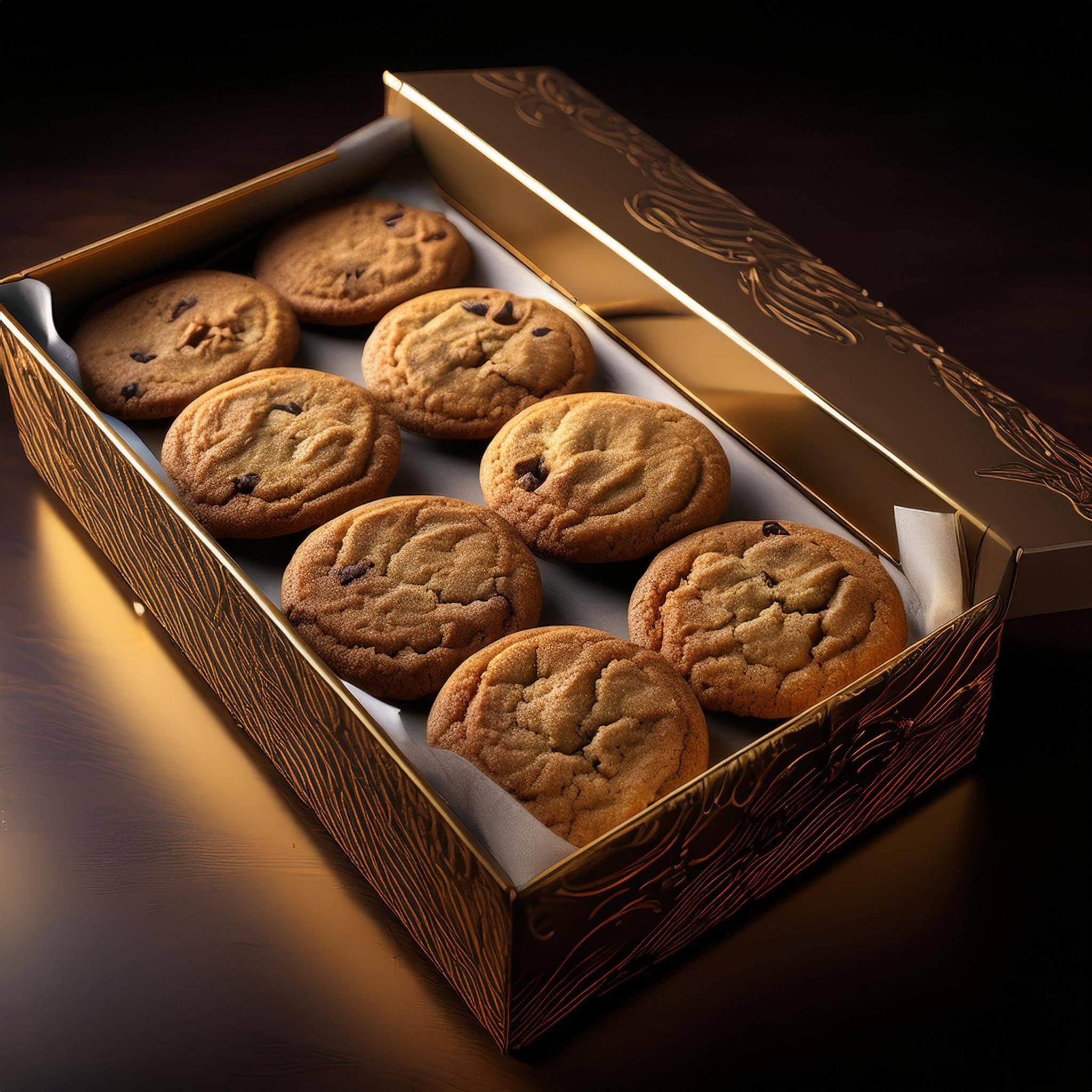 Custom 8 Cookie Box