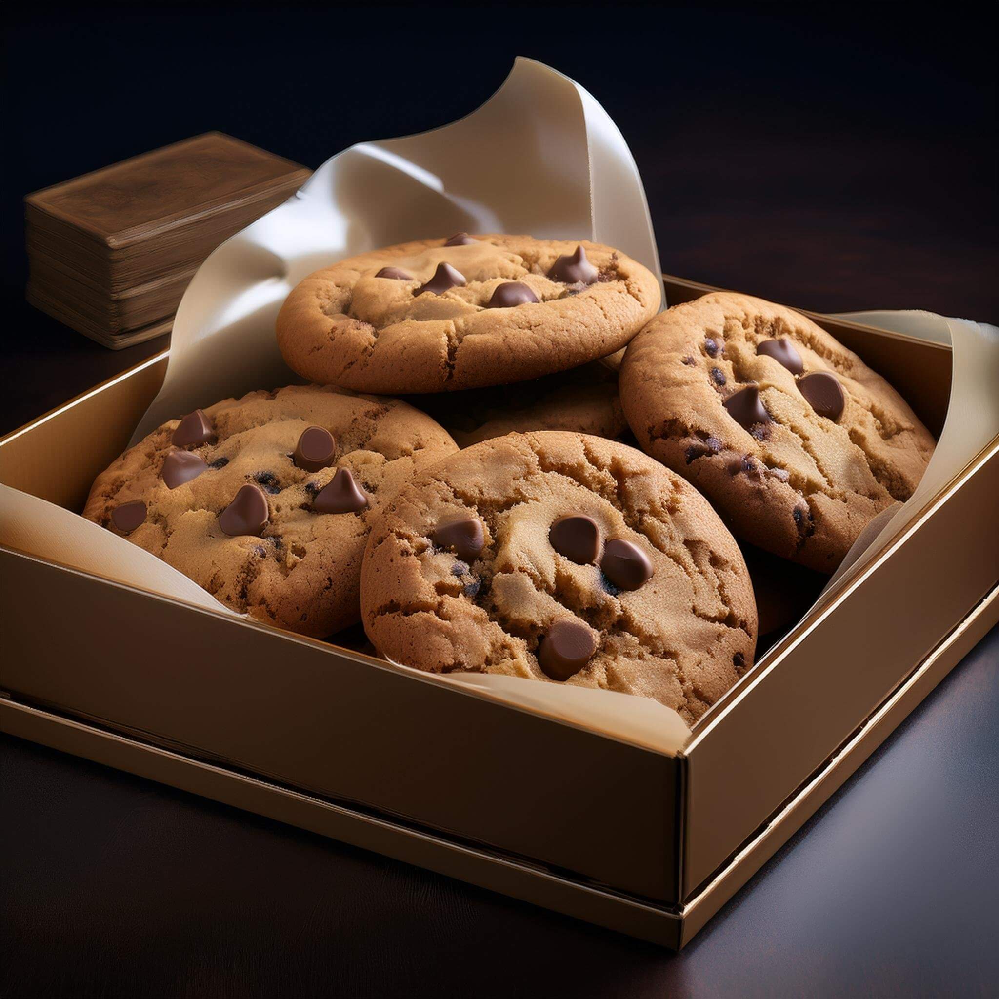 Custom 4 Cookie Box