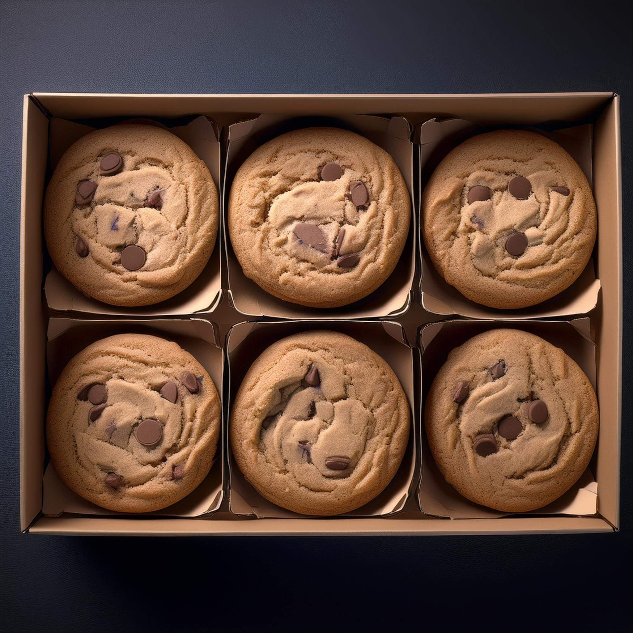 Custom 6 Cookie Box