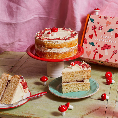 Valentine's Victoria Strawberry Sponge Cake