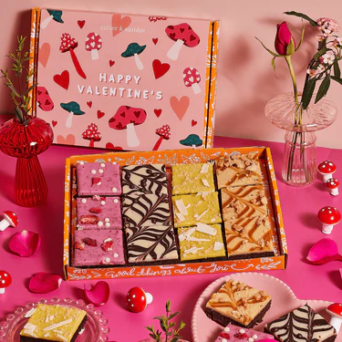 Valentine's Cheesecake Brownies