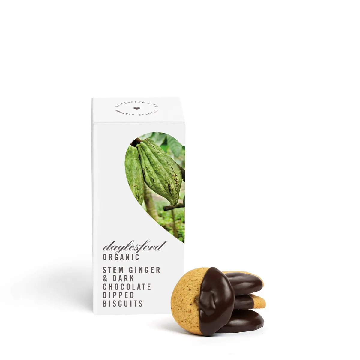 Dark Chocolate Stem Ginger Biscuits