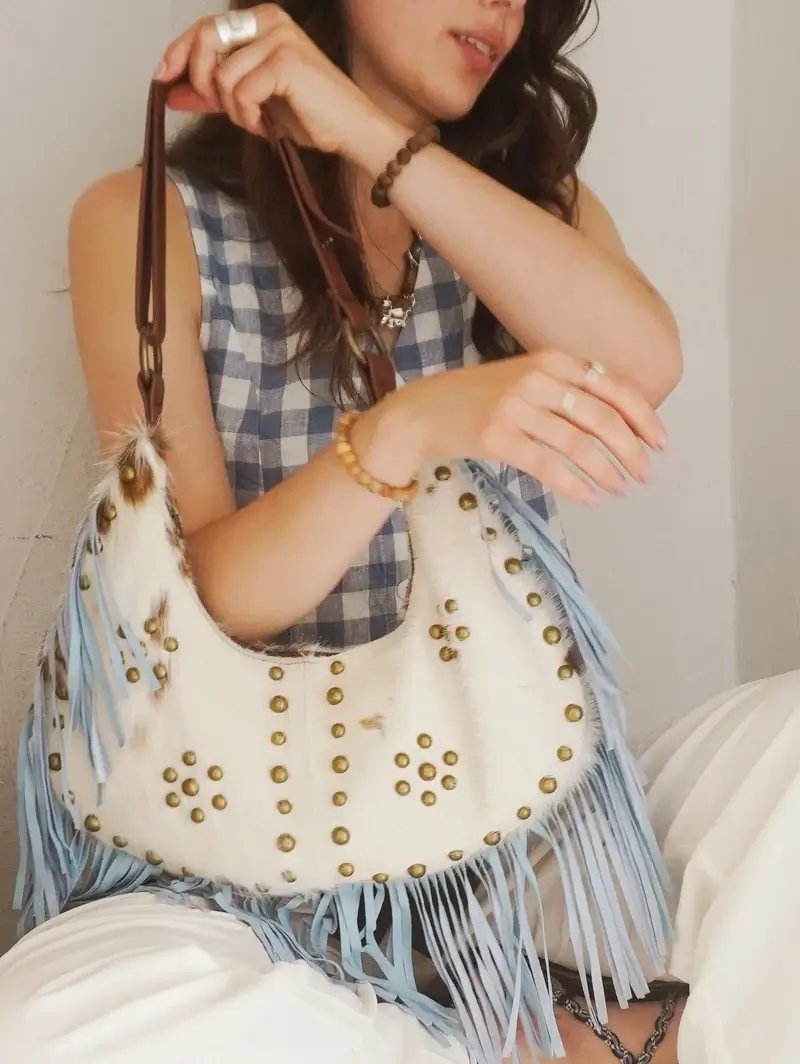 The Blue Mesa Fringe Bag