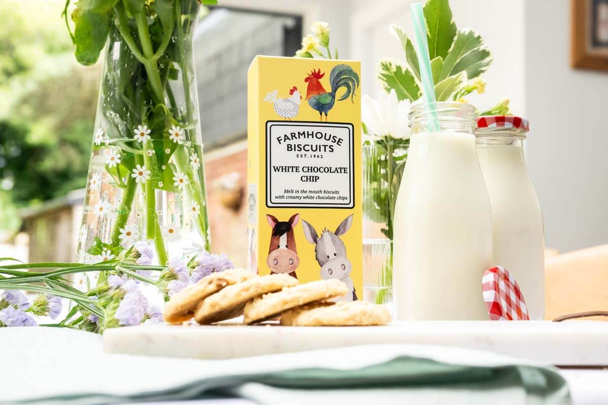 Farmyard White Chocolate Chip Carton