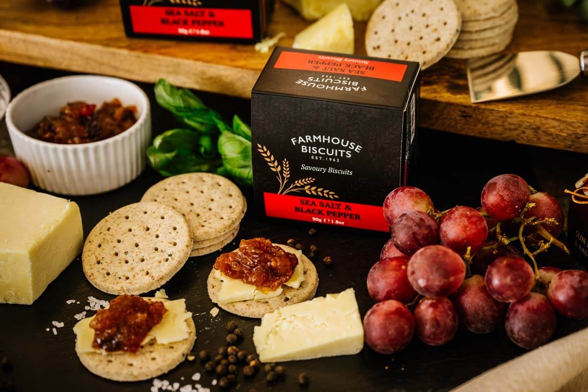 Sea Salt & Black Pepper Biscuits