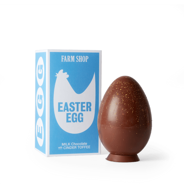 Milk Chocolate Egg With Cinder Toffee