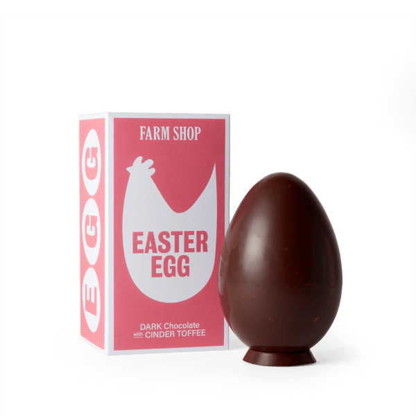 Dark Chocolate Egg With Cinder Toffee