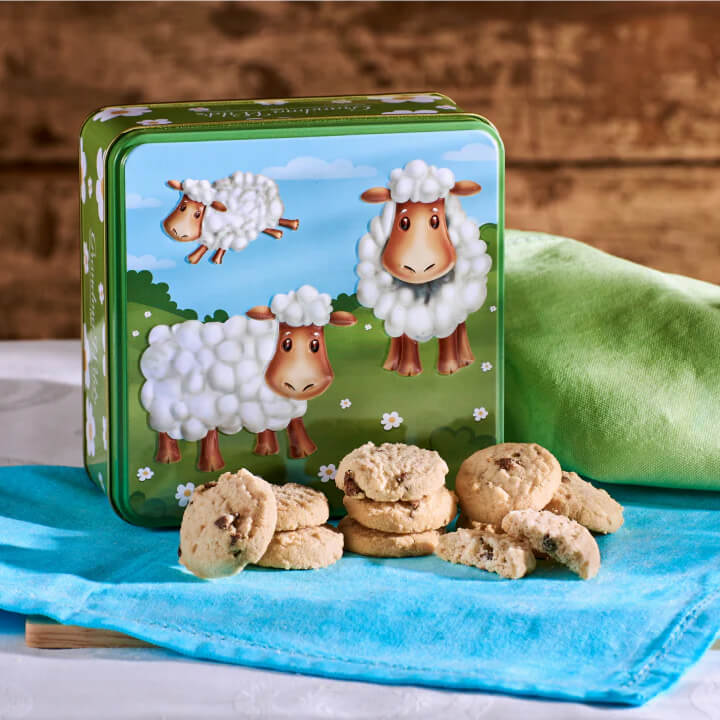 Spring Lamb Biscuit Tin