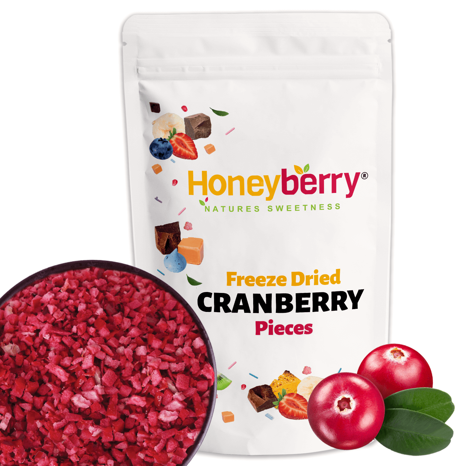Freeze Dried Cranberry Pieces