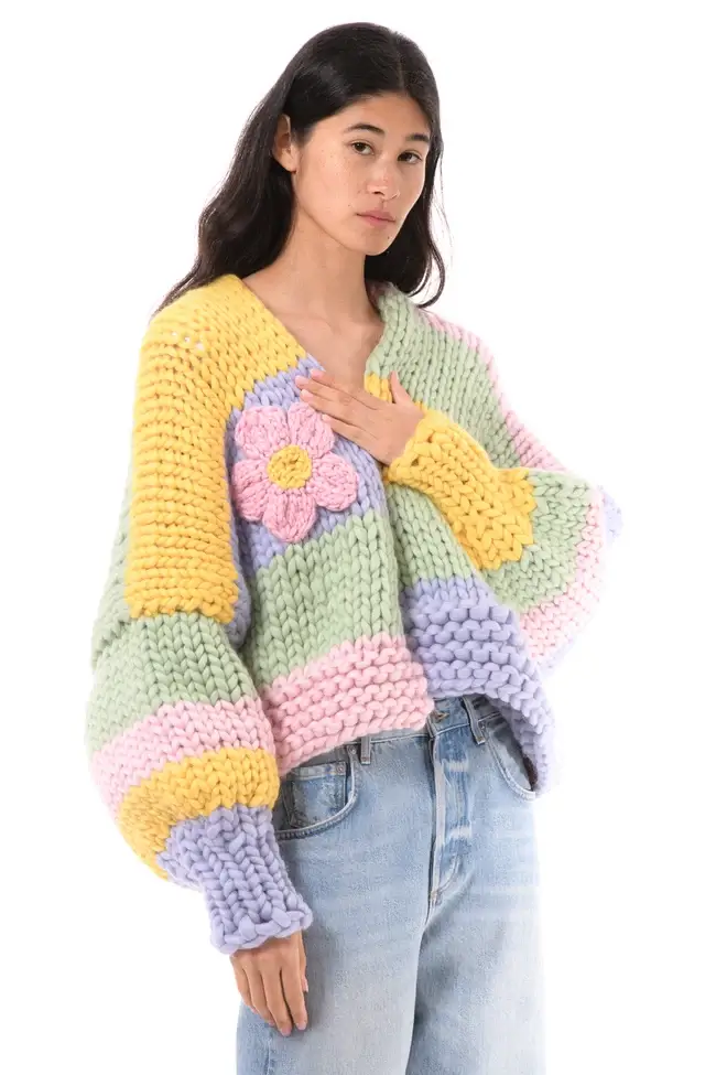 Petal Chunky Cardigan