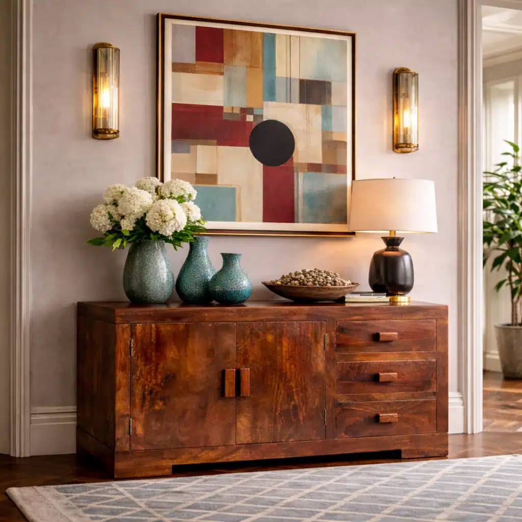 Dark Mango Wood Sideboard
