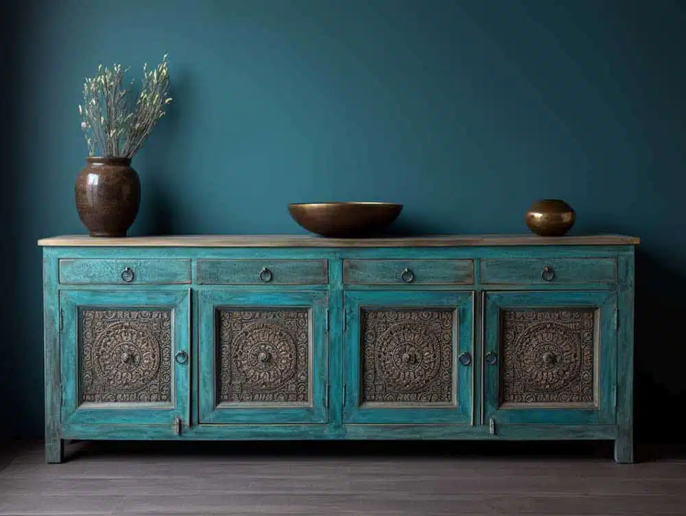 Smokey Blue Sideboard