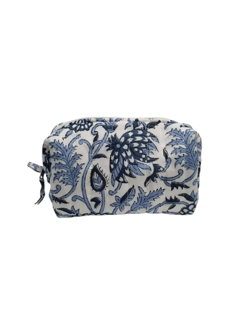 Block Printed Organic Cotton Make-up Bag