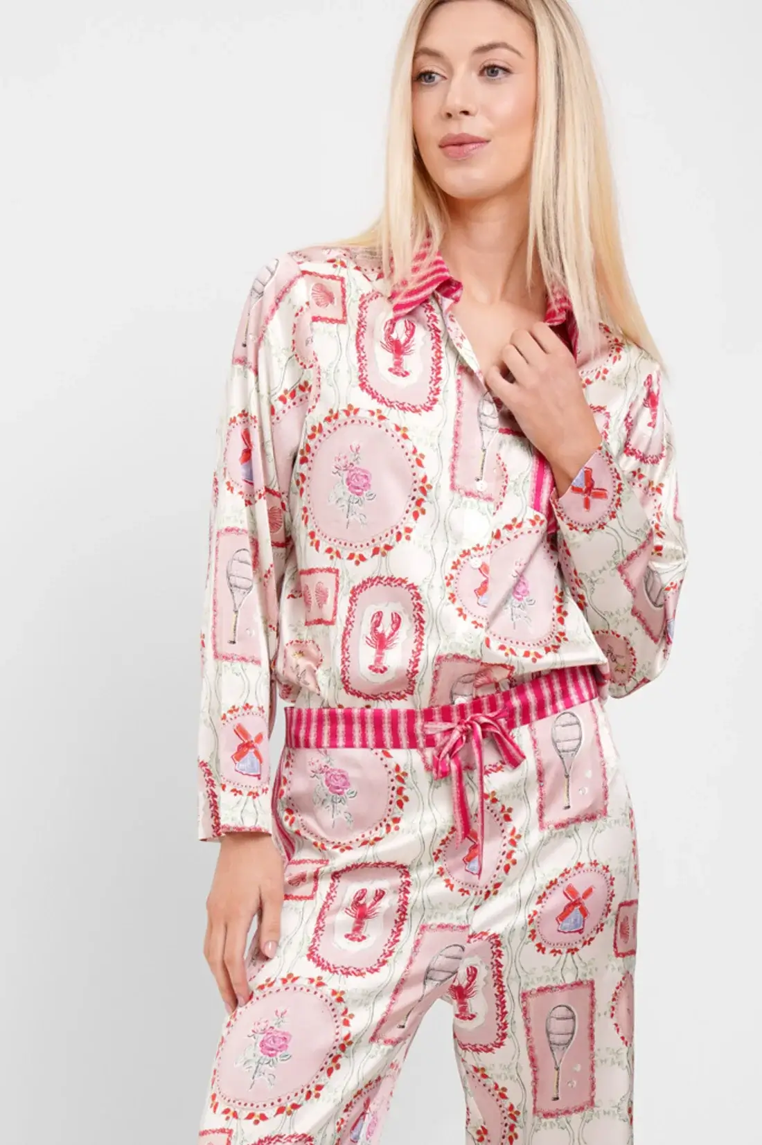 The Hamptons Long Sleeve Pyjama Top