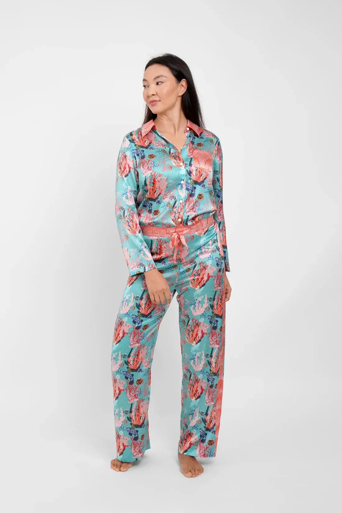 Underwater Coral Pyjama Bottoms