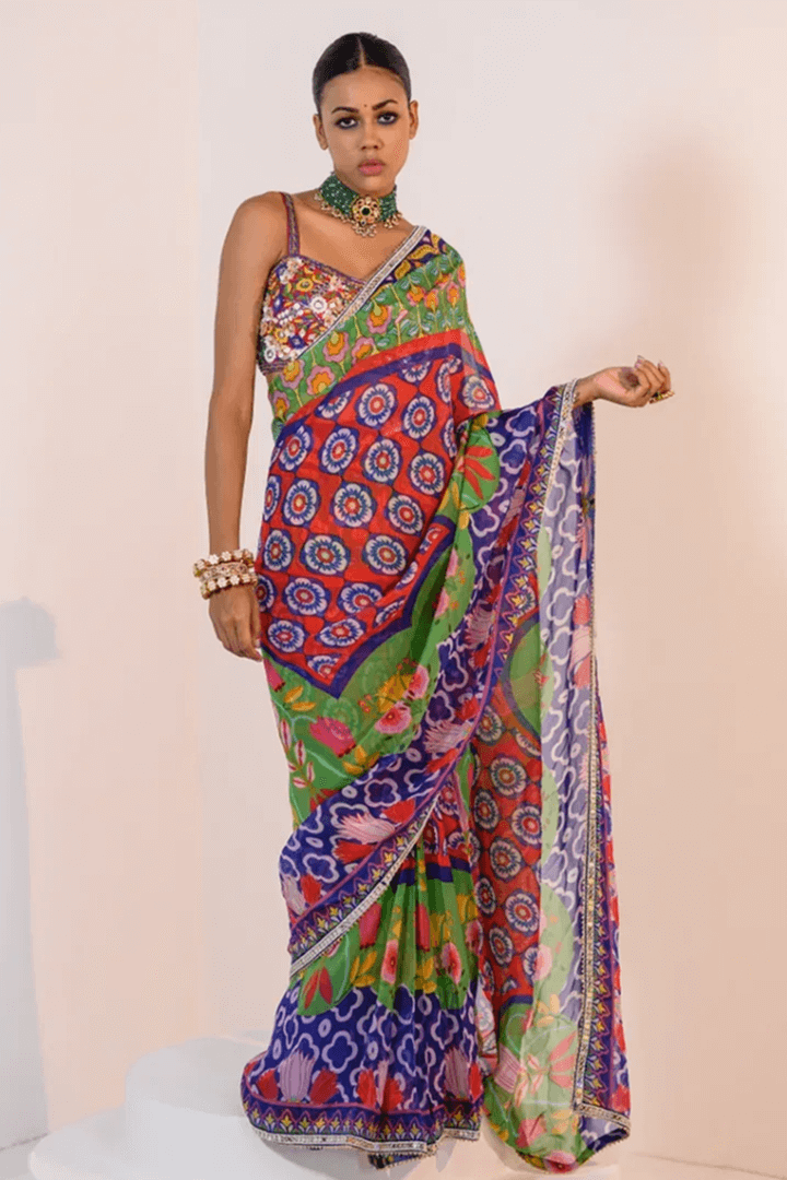 Veronica Saree & Corset Blouse