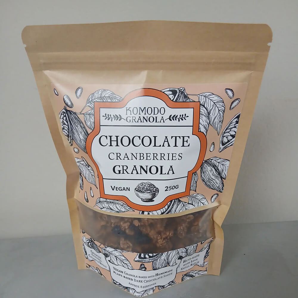 Komodo Chocolate & Cranberry Granola