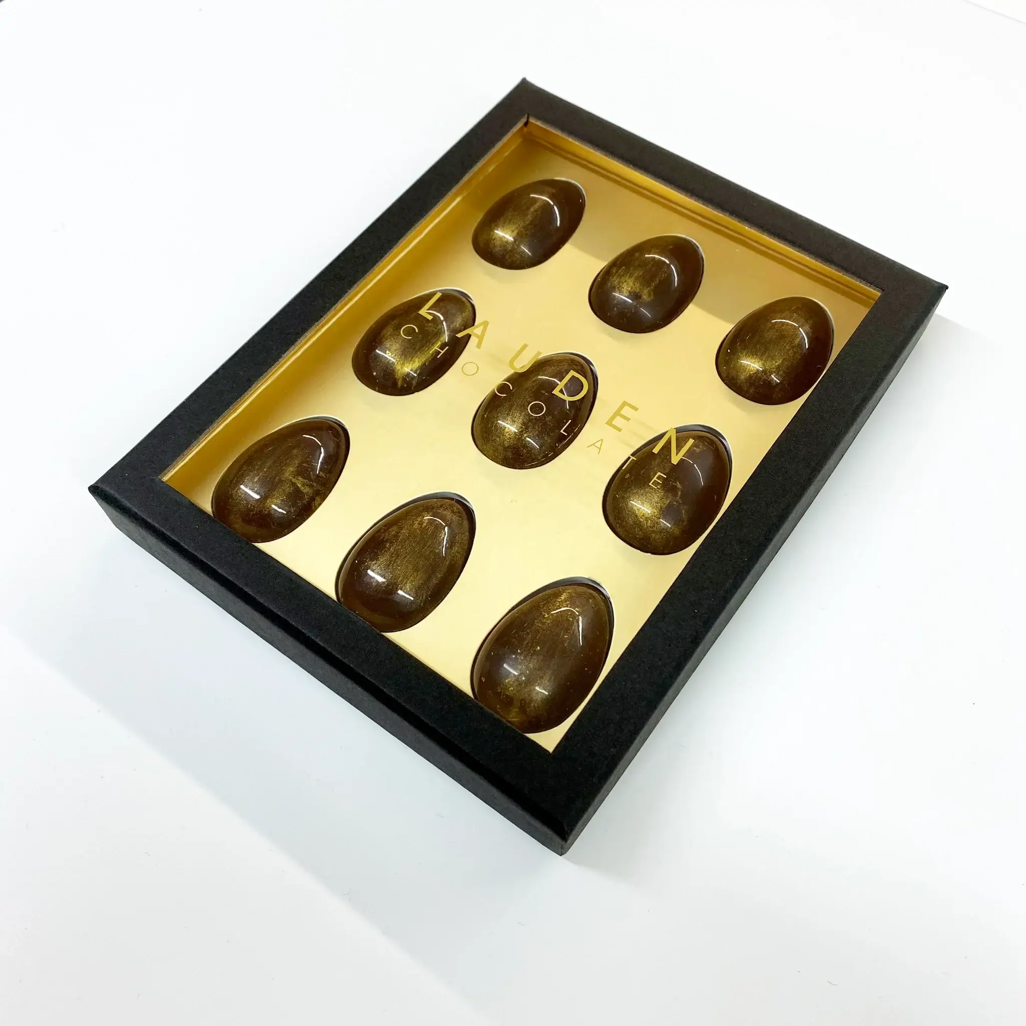 Salted Caramel Filled Eggs