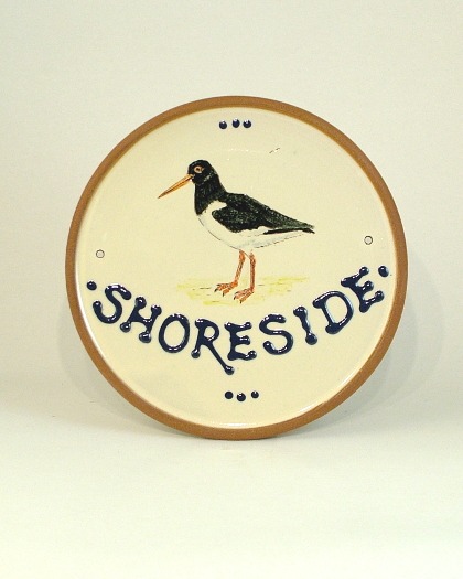 Oystercatcher House Sign