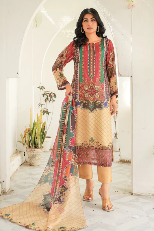 Light Silk Three Piece
