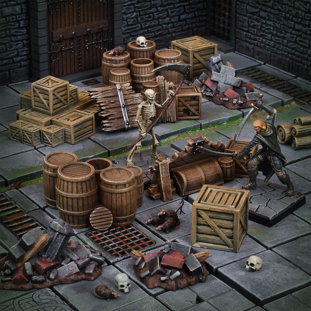 Dungeon Crates & Barrels