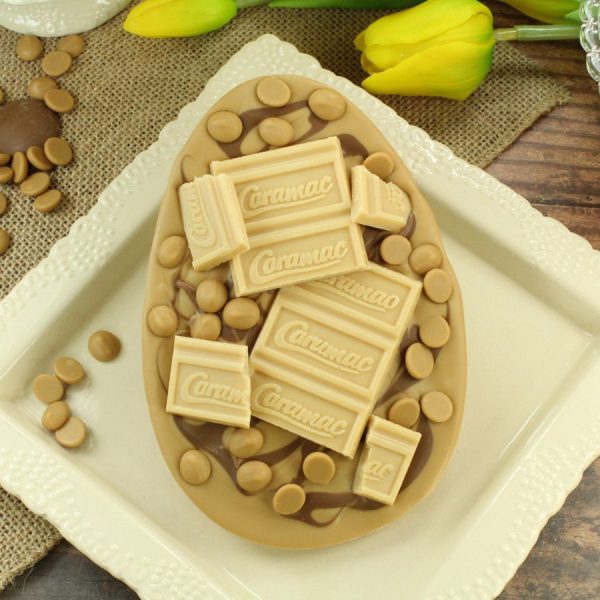 Gold Chocolate & Caramac Egg Bar