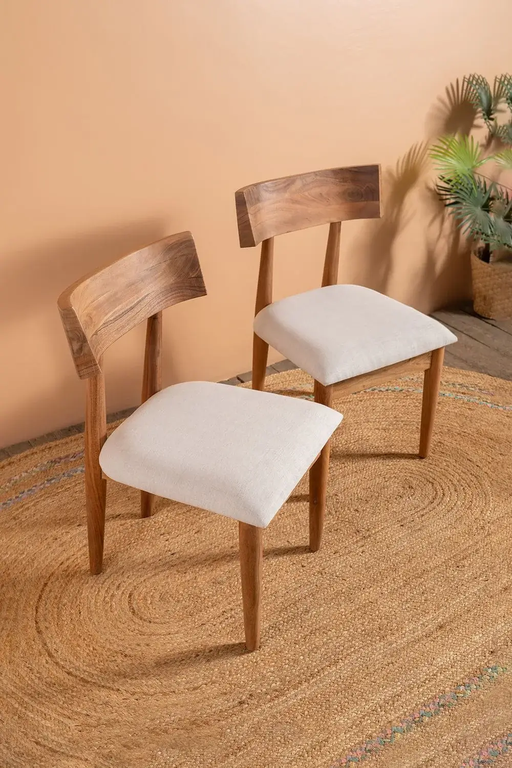 Acacia Wood Dining Chair