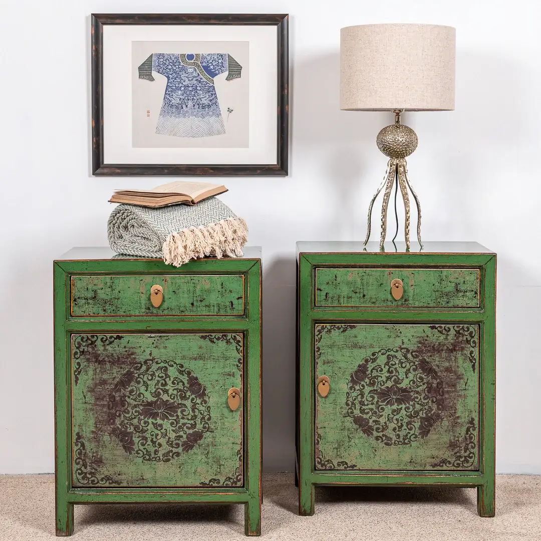KIM Chinese Bedside Cabinets
