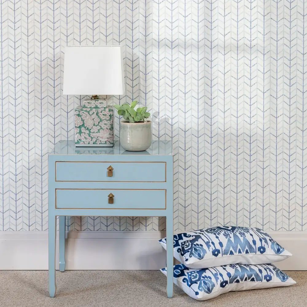 MANDARIN Slate Blue Lamp Table
