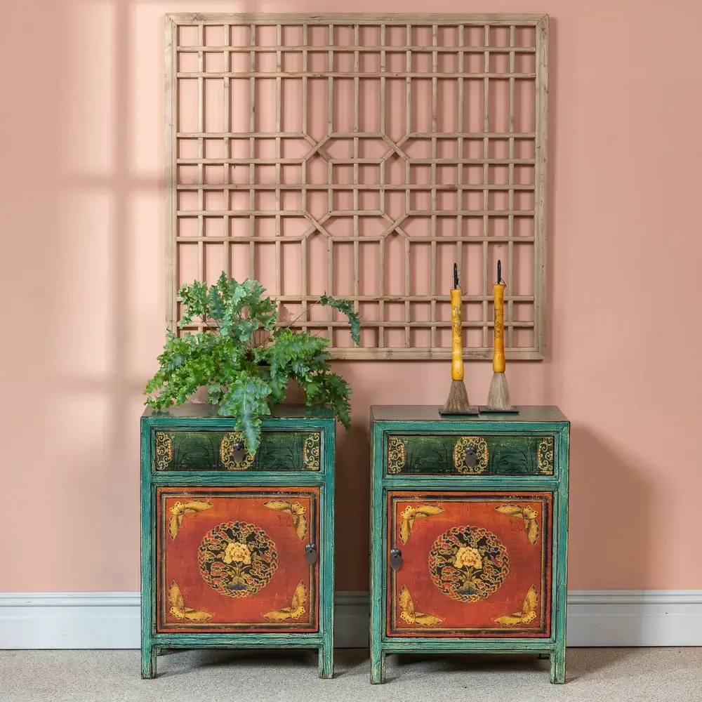 HUDIE Chinese Bedside Cabinets