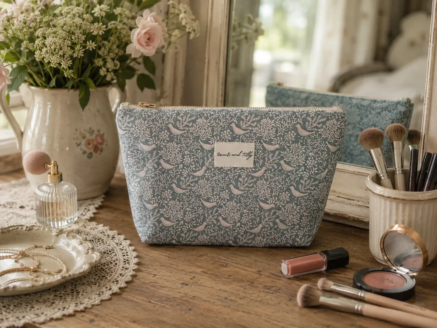 Birds & Branches Cosmetics Bag