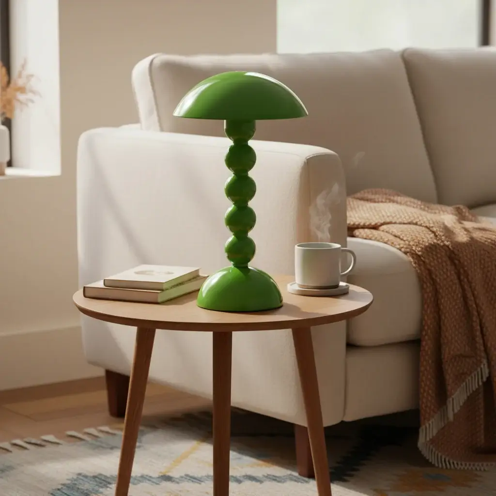 Green Lacquer Rechargable Lamp