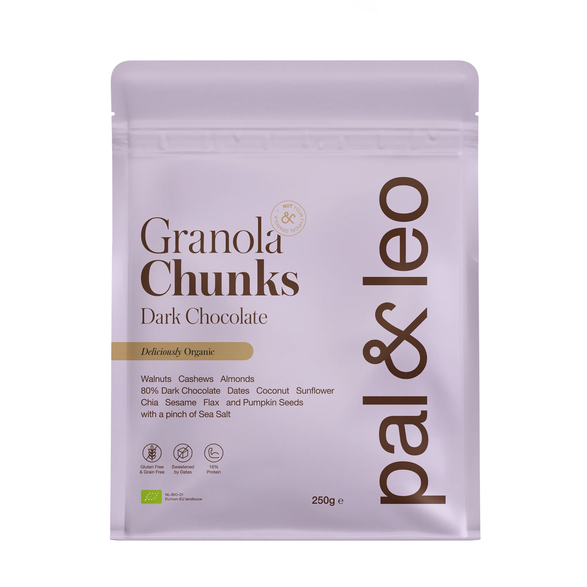 Dark Chocolate Organic Granola Chunks