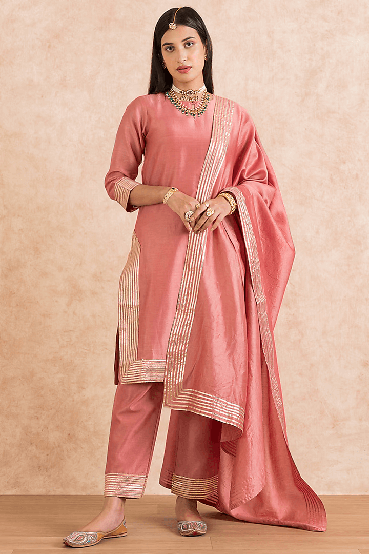 Rose Pink Kurta Set