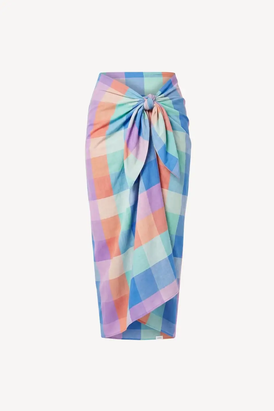 Pastel Check Sarong
