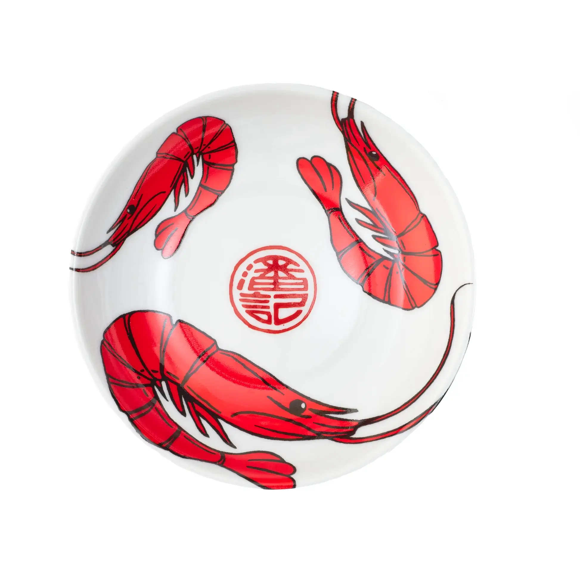 Shrimp Porcelain Dipping Dish